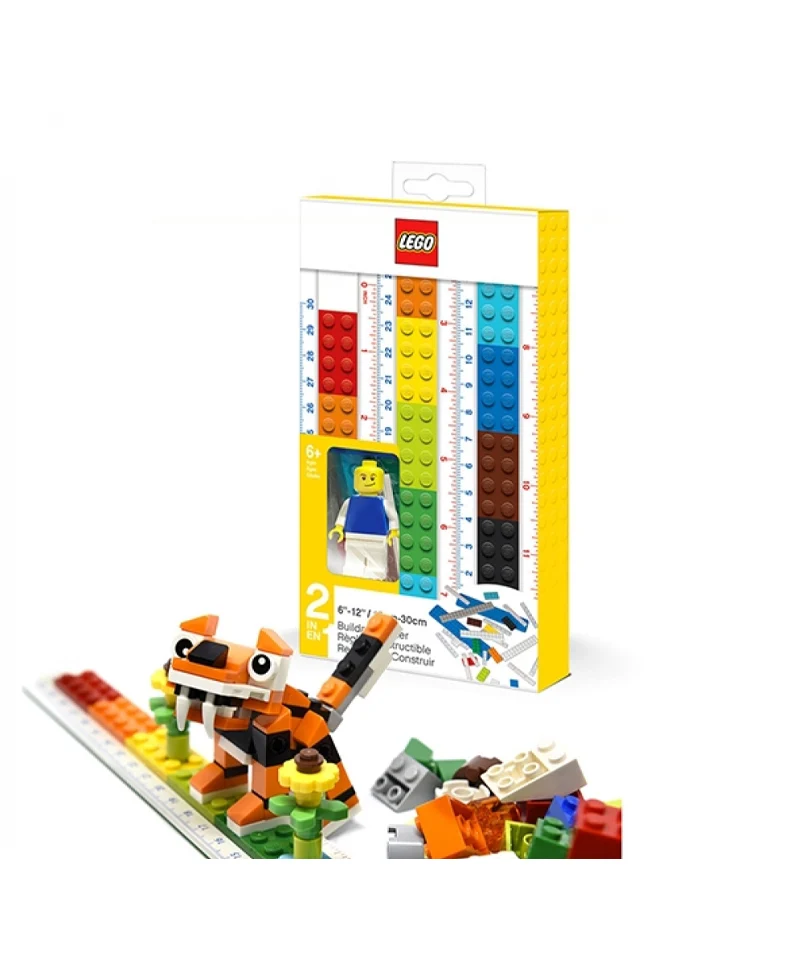 Righello da comporre da 15 / 30 cm con Minifigure.