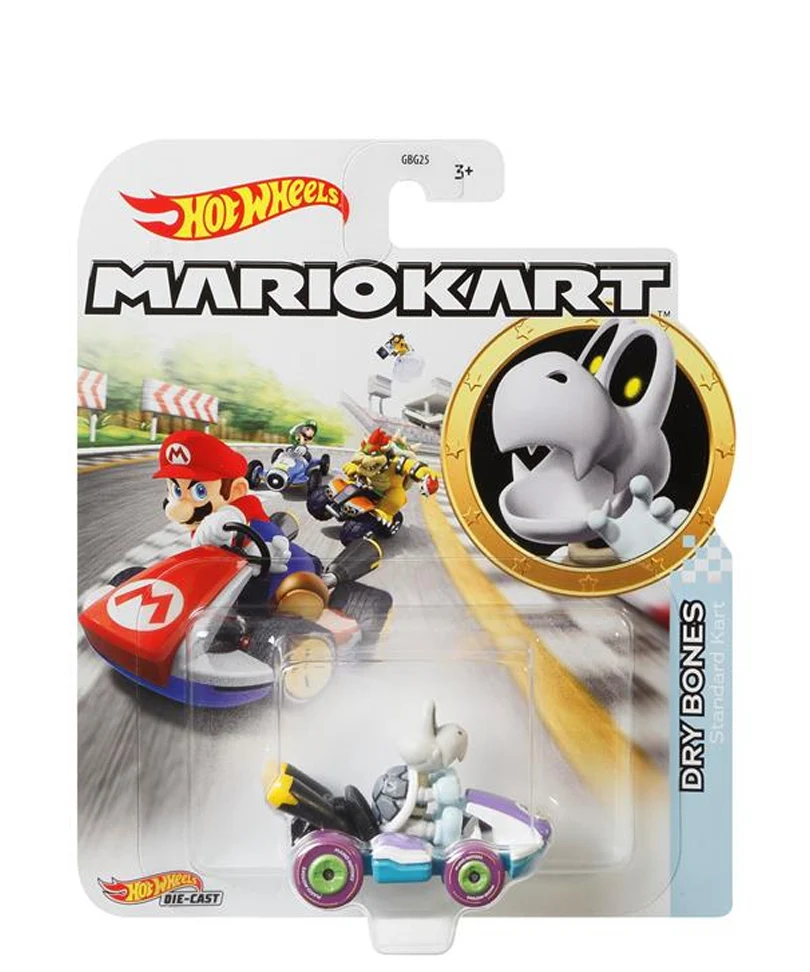 Hot Wheels Super Mario Kart Scala 1:64 - Dry Bones