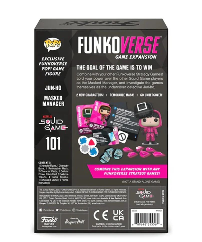Squid Game Funkoverse Board Game 2 Character Expandalone English Version - immagine 3