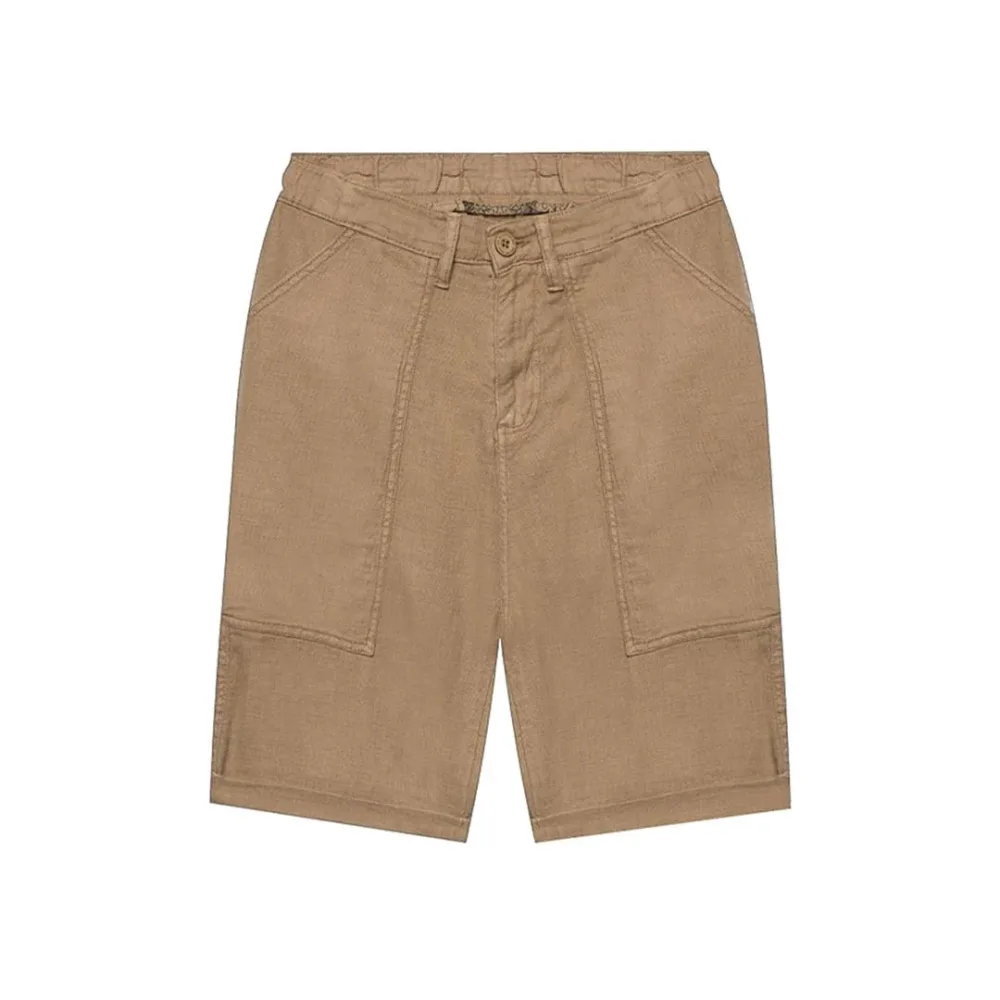 Bermuda Con Ampie Tasche Applicate Uomo