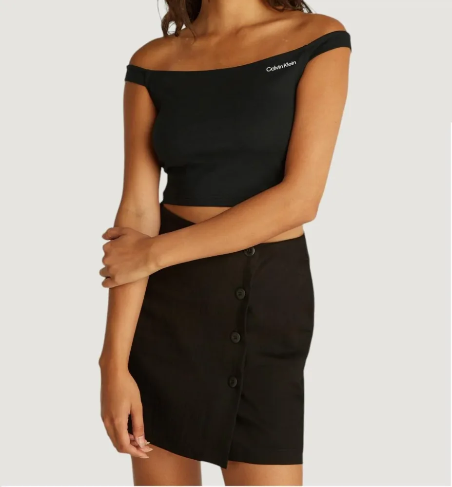 Calvin Klein Top Donna Logo Bardot Milano