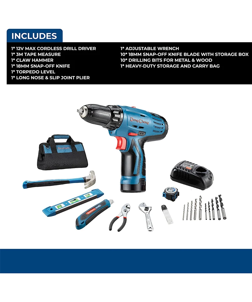 DongCheng - Trapano avvitatore a batteria - immagine 3