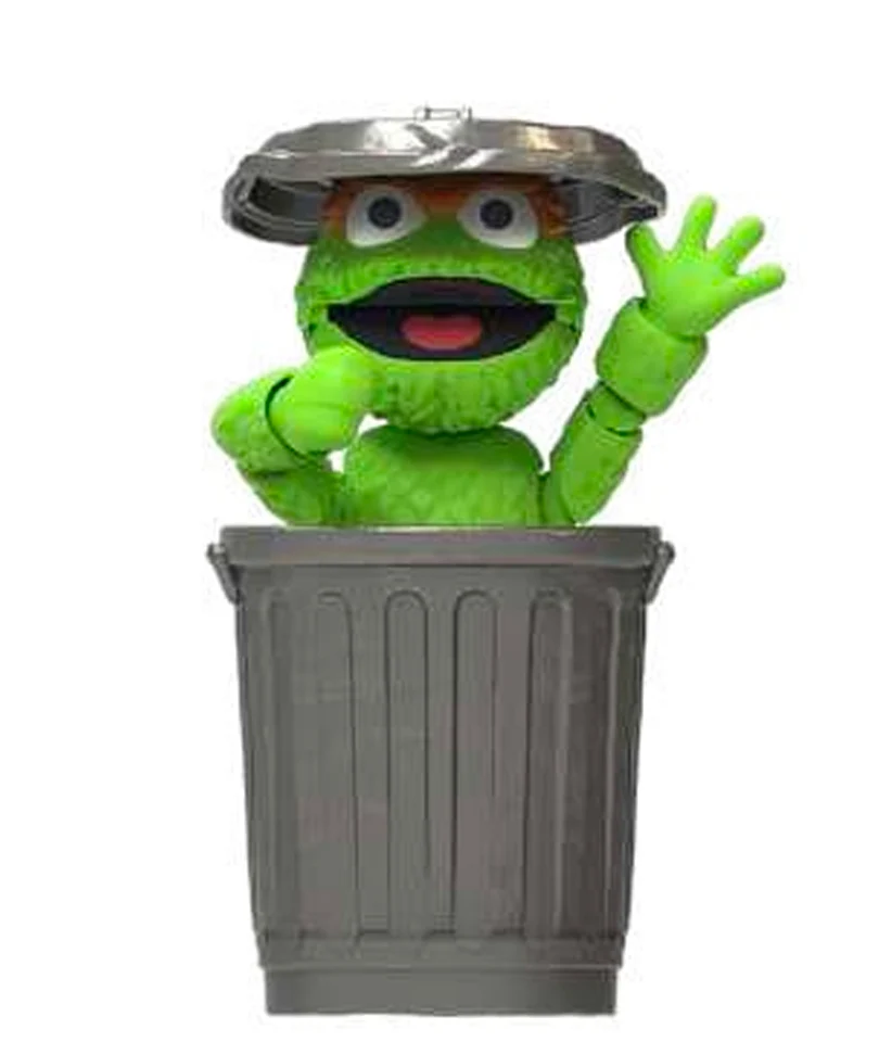 Sesame Street Blokees Plastic Model Kit PreCool Series 2 Oscar - immagine 3