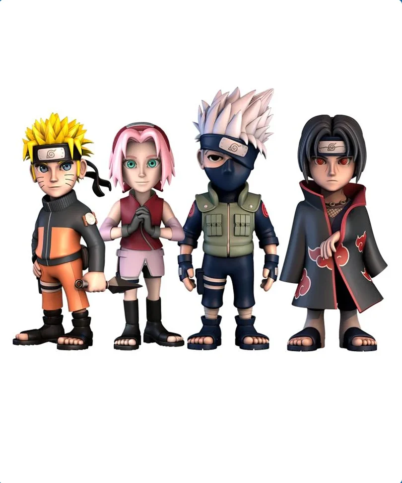 Naruto / Sakura / Kakashi / Itachi - Pack da 4 Figures
