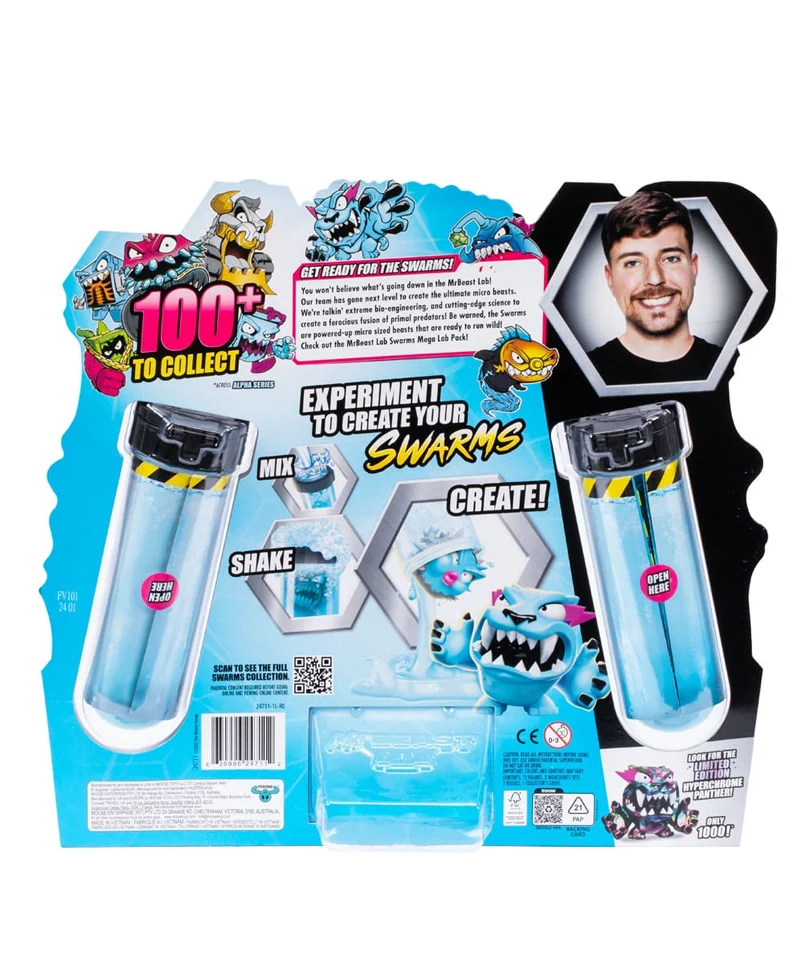 Mr. Beast Lab Swarms Figures 12-Pack 3 cm - immagine 3