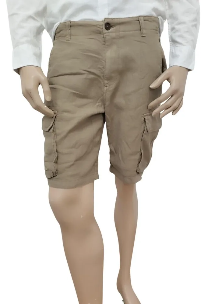 Jacob Smith Bermuda Uomo Lino