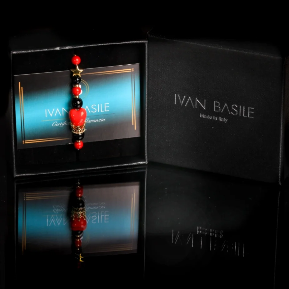 ROSSO NERI GOLD SPECIAL EDITION GANCIO ACCIAO 6 MM - immagine 2
