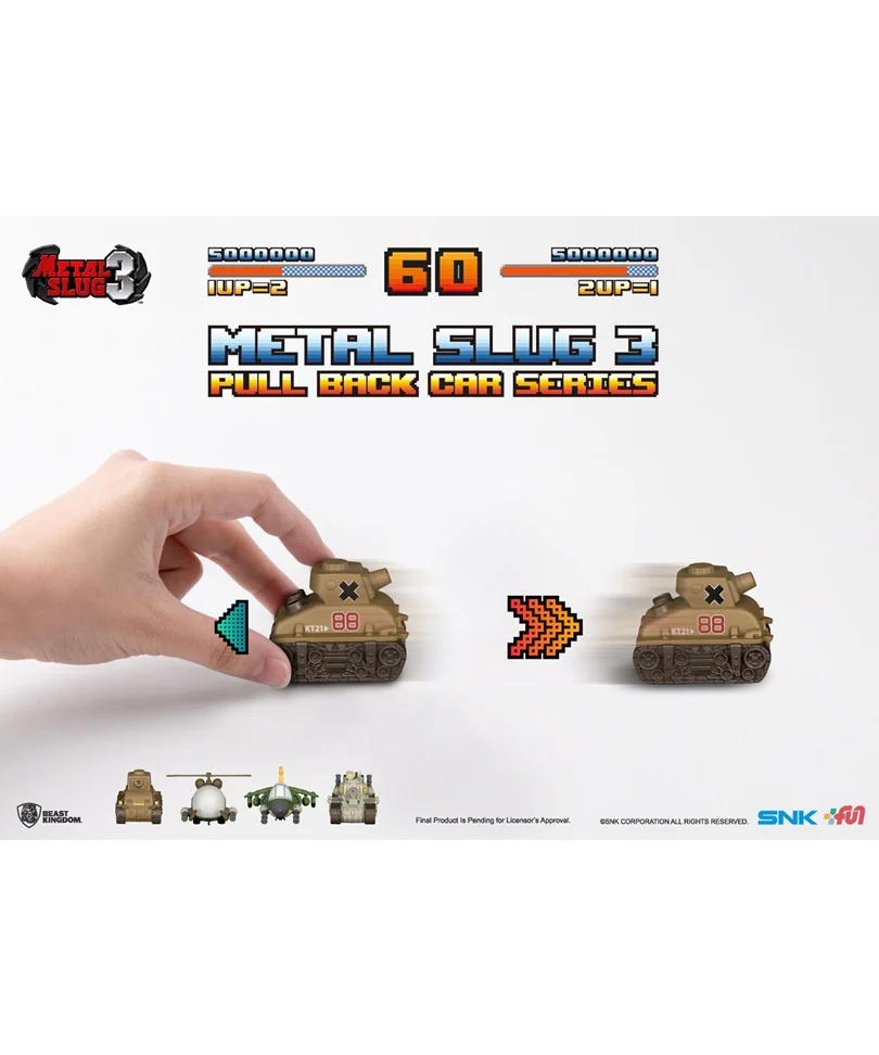 Metal Slug 3 Car Series 4-Set Pull Back - immagine 3