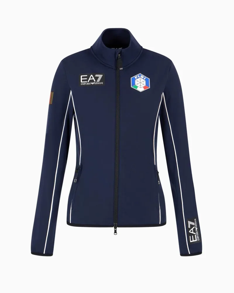 EA7 Fisi Felpa Donna Neve Softshell