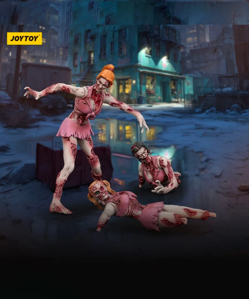 Zombie Dark Source – Action Figures 3-Pack Cheer Leaders 8 cm