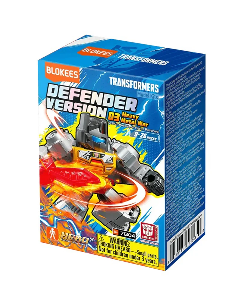 Transformers Blokees Plastic Model Kit Defender Version 03 Heavy Metal War - Blind Box