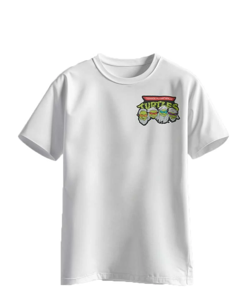 T-Shirt Donna Raffaello Ninja Bianca - immagine 2