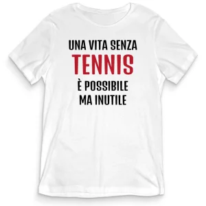 T-shirt Divertente – TENNIS – tee24-028 T-shirt Divertente – TENNIS – tee24-028