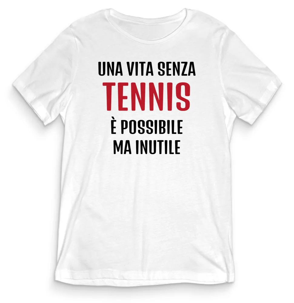 T-shirt Divertente – TENNIS – tee24-028