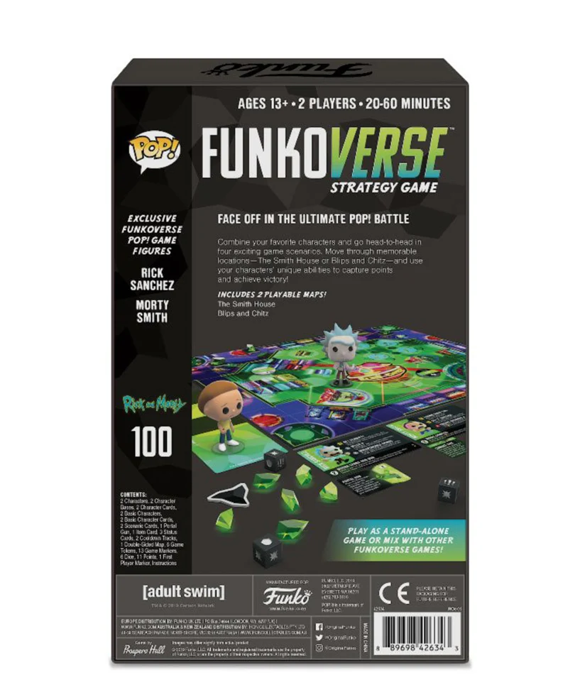Rick & Morty Funkoverse Board Game 2 Character Expandalone English Version - immagine 2