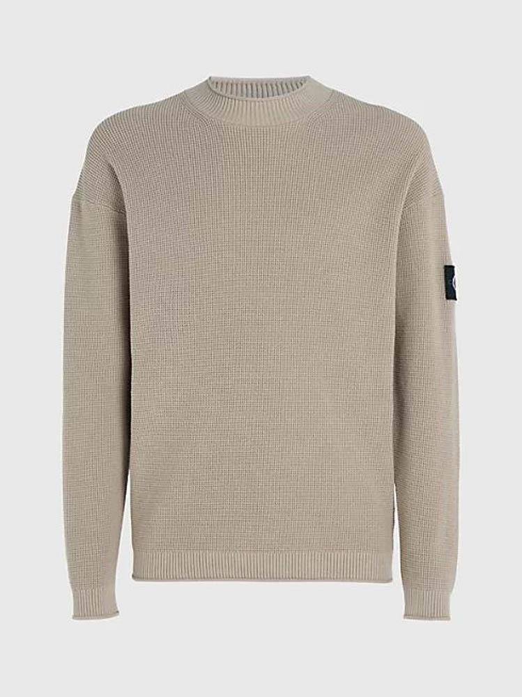 Calvin Klein Maglia Uomo Badge Relaxed Sweater