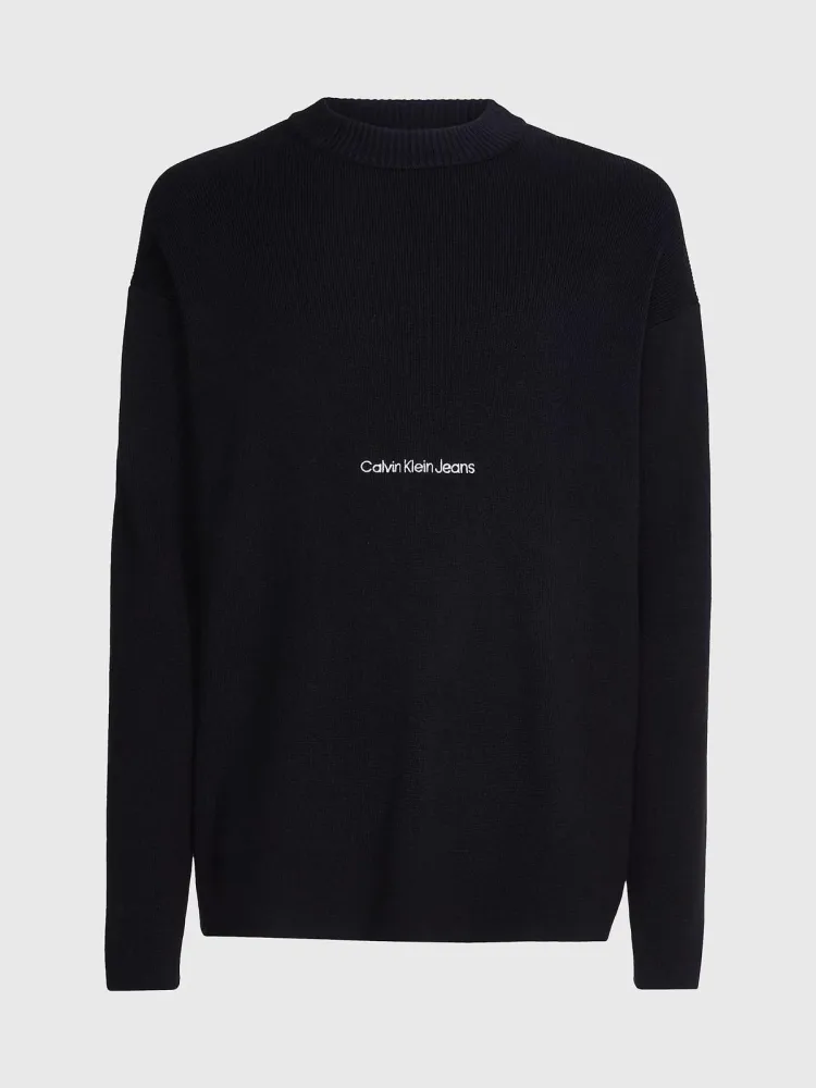 Calvin Klein Maglia Uomo Girocollo Institutional