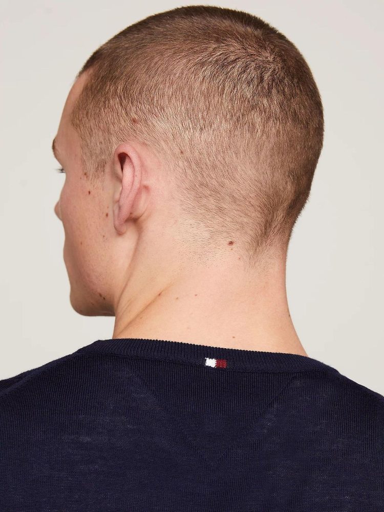 Tommy Hilfiger Maglia Uomo Fine Gauge Merino - immagine 2