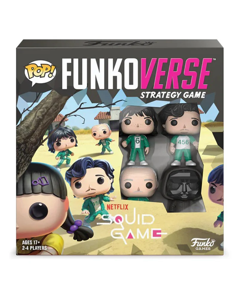 Squid Game Funkoverse Board Game 4 Character Base Set English Version