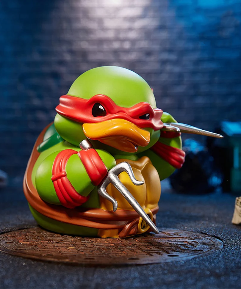 Teenage Mutant Ninja Turtles Raphael TUBBZ Cosplaying Duck Collectable - immagine 3