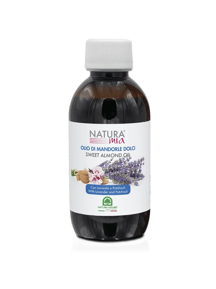 NATURA MIA OLIO DI MANDORLE DOLCI & Oli Essenziali di LAVANDA, PATCHOULI e ISSOPO - immagine 2