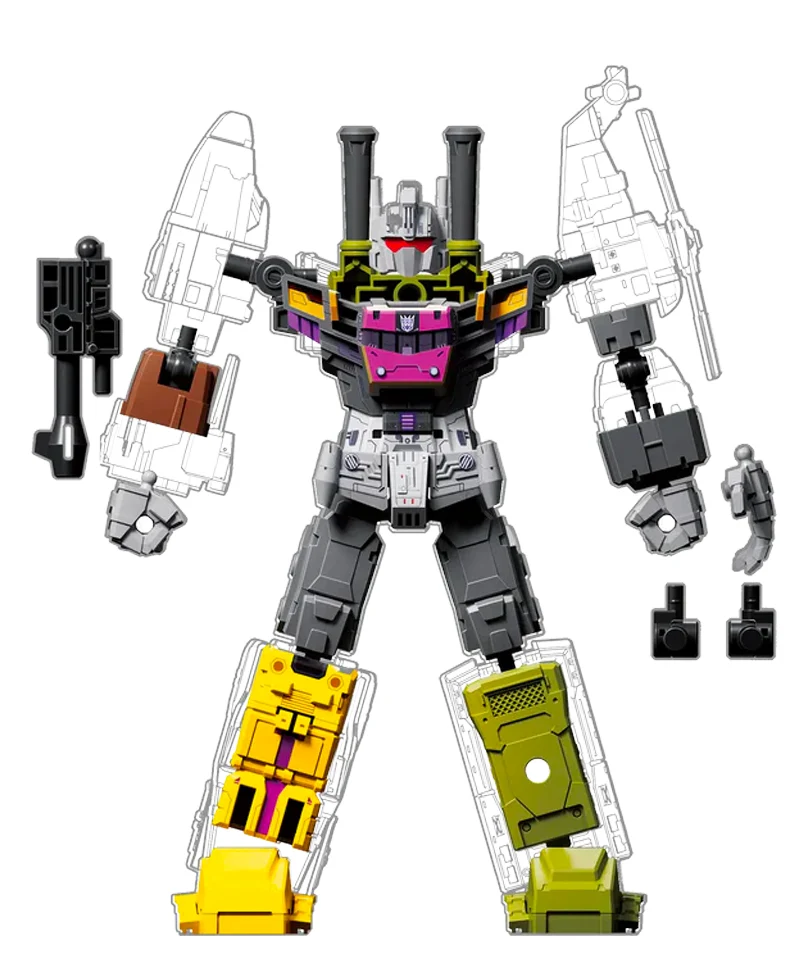 Transformers Blokees Plastic Model Kit Defender Version Bruticus Combining Accessory - immagine 3