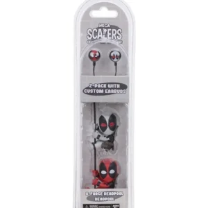Marvel Comics Scalers Figures 2-Pack Deadpool & X-Force con Cuffie Marvel Comics Scalers Figures 2-Pack Deadpool & X-Force con Cuffie