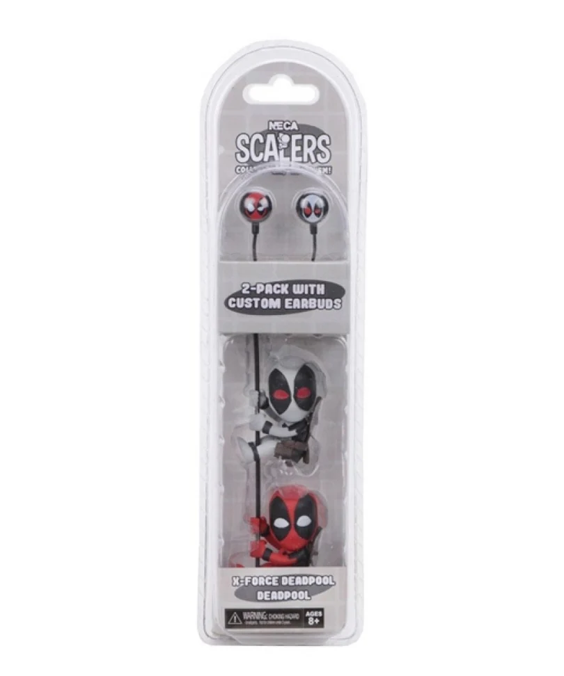Marvel Comics Scalers Figures 2-Pack Deadpool & X-Force con Cuffie