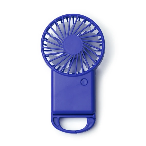 Ventilatore Portatile in ABS Riciclato – 3 Velocità, Moschettone e Supporto - immagine 2