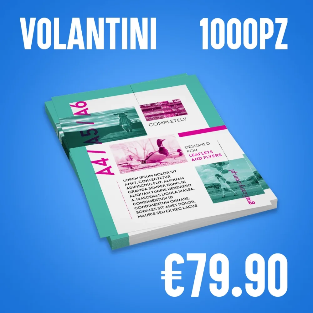 VOLANTINI – 1000pz.