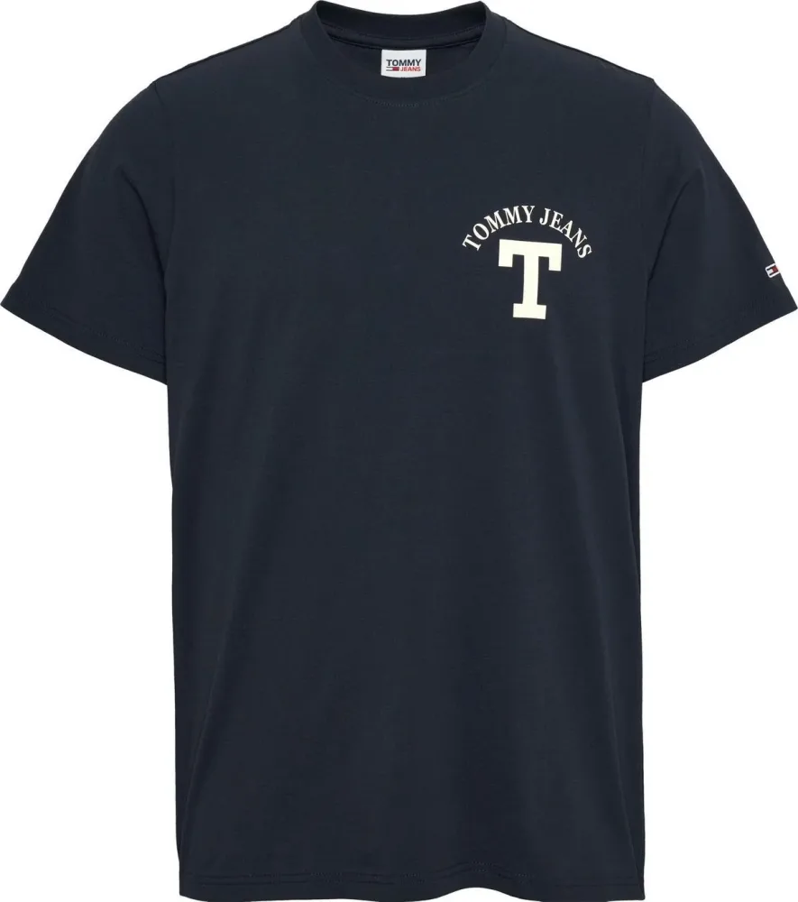 Tommy Hilfiger T Shirt Uomo Curved Letterman