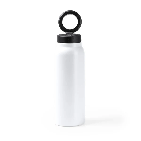 Borraccia Termica in Acciaio Inossidabile Riciclato 750ml – Cannuccia Pieghevole e Anello Magnetico - immagine 3