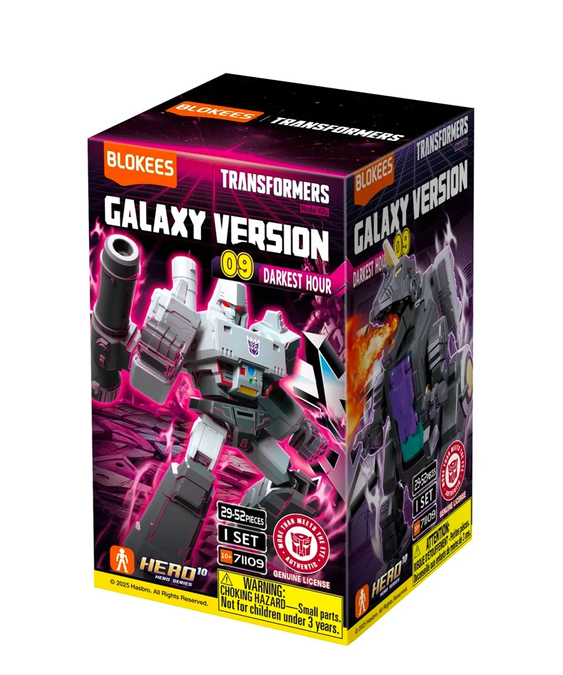 Transformers Blokees Plastic Model Kit Darkest Hour Galaxy Version 09 - Blind Box