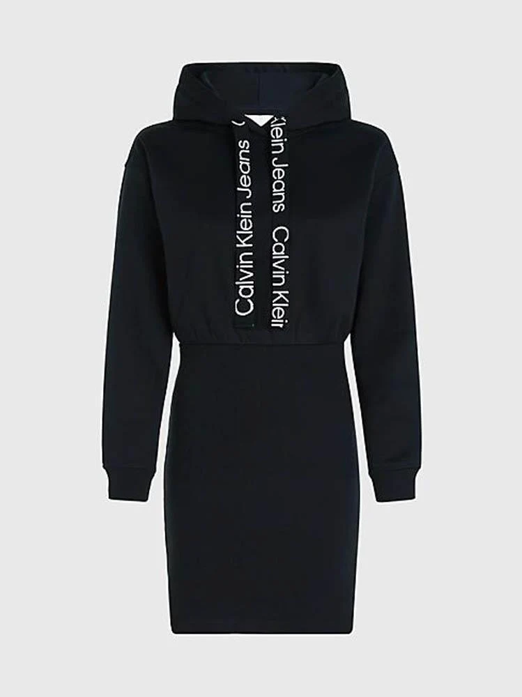 Calvin Klein Abito Donna Logo Elastic Hoodie Dress