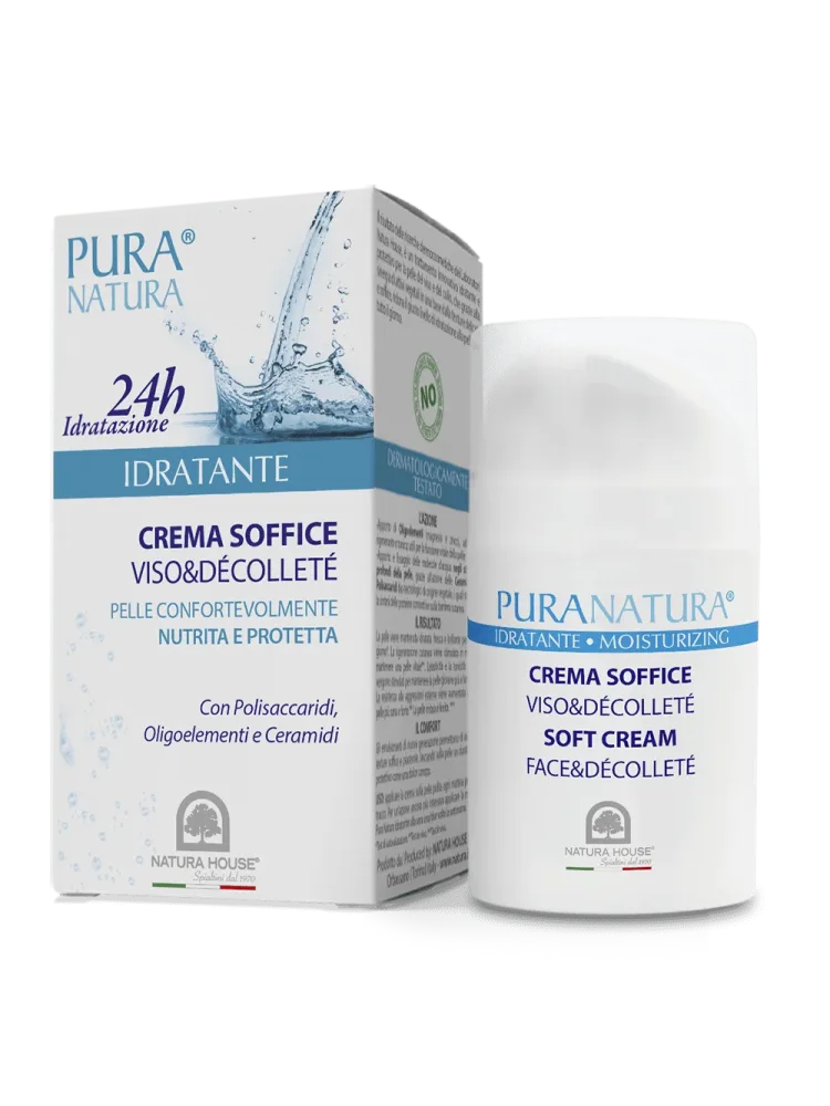 IDRATANTE 24h CREMA SOFFICE VISO e DECOLLETE Pelle Nutrita e Protetta - immagine 2