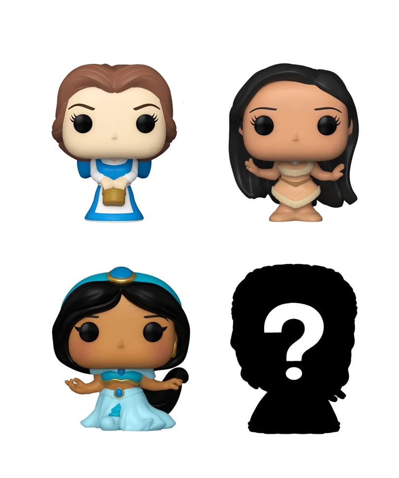 Peasant Belle / Pocahontas / Jasmine / Mystery Bitty (4-Pack) - immagine 2