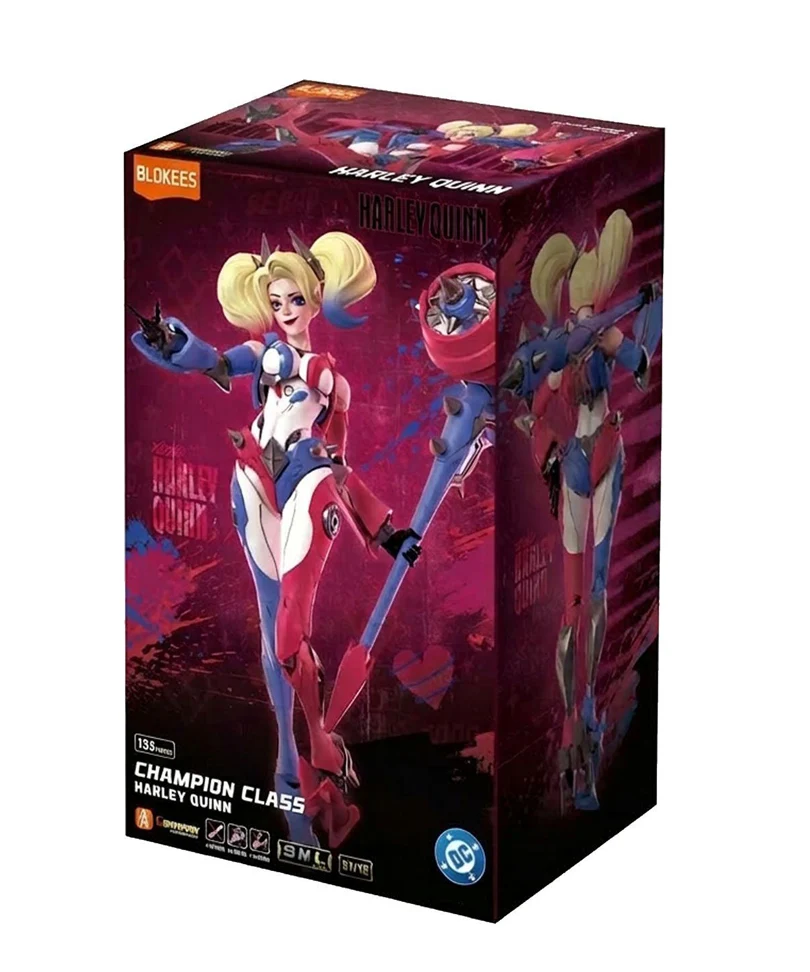 Dc Comics Blokees Plastic Model Kit Champion Class 04 Harley Quinn