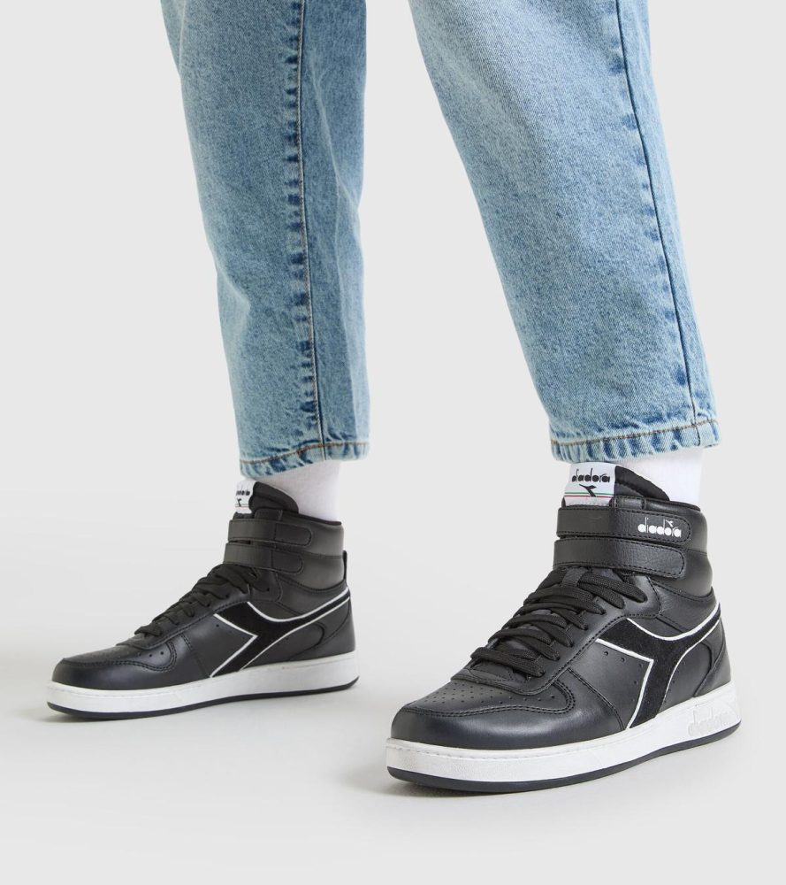 Diadora Scarpe Uomo Magic Basket Mid Icona Leather - immagine 2
