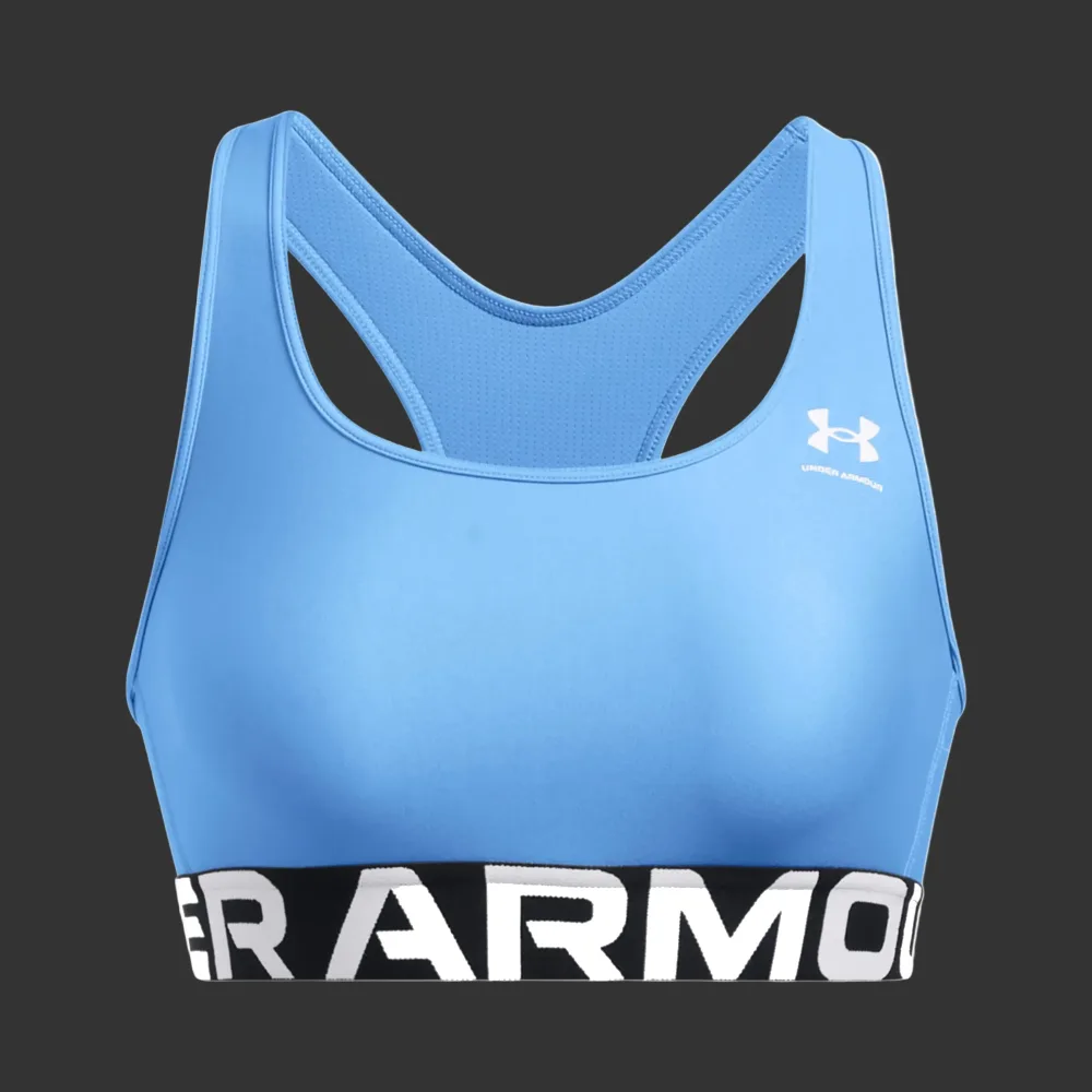 UA HeatGear® Armour Mid Branded – Horizon Blue / White