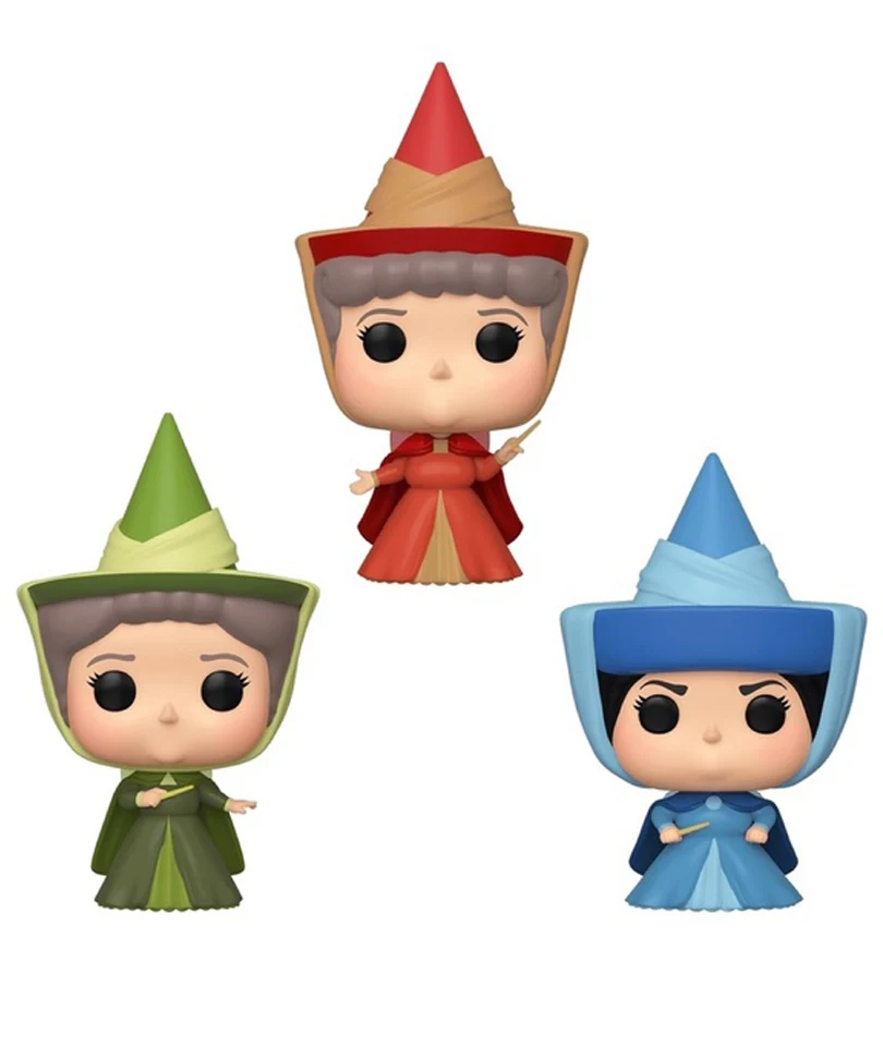 Fauna – Flora – Merryweather Fairy Godmother 3-Pack Spring Convention