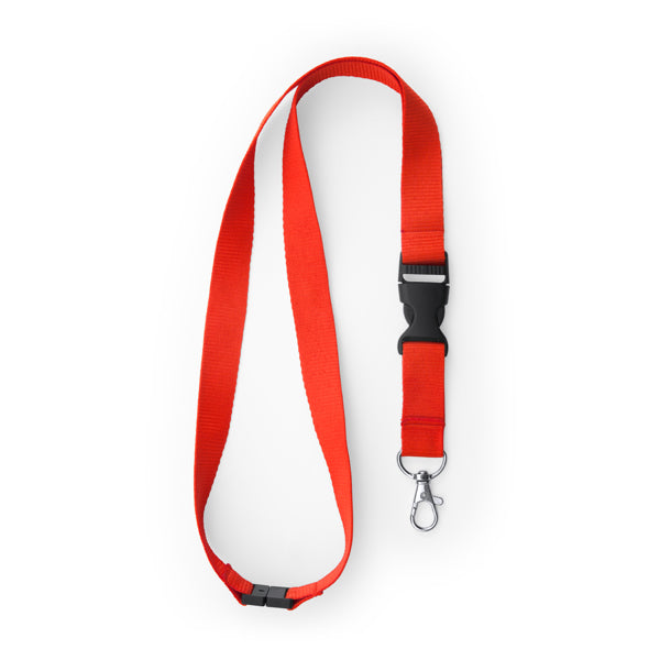 Lanyard in Poliestere con Moschettone, Fibbia Staccabile e Sgancio di Sicurezza | Stampa 1 Colore da 30 pz - immagine 3