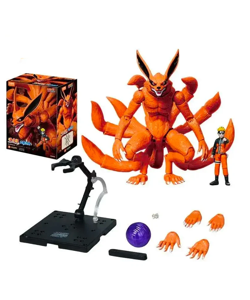 Naruto Shippuden Blokees Plastic Model Kit Action Edition 01 Kurama Nine Tails - immagine 3