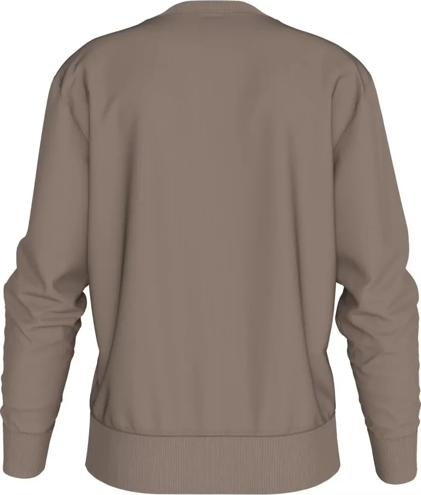 Calvin Klein Felpa Uomo Woven Label Crew Neck - immagine 2