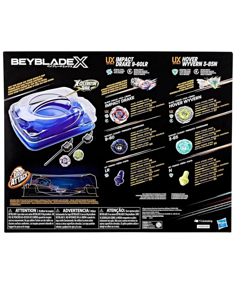 Beyblade X - Drop Battle Battle Beystadium Set - immagine 3