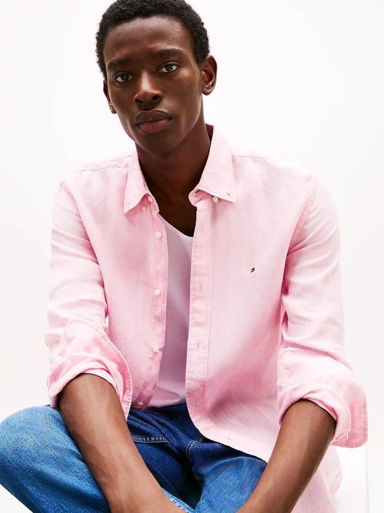 Tommy Hilfiger Camicia Uomo Pigment Dyed - immagine 3