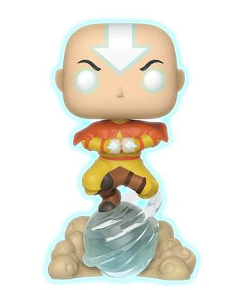 Aang on Airscooter (Avatar State) (Chase)
