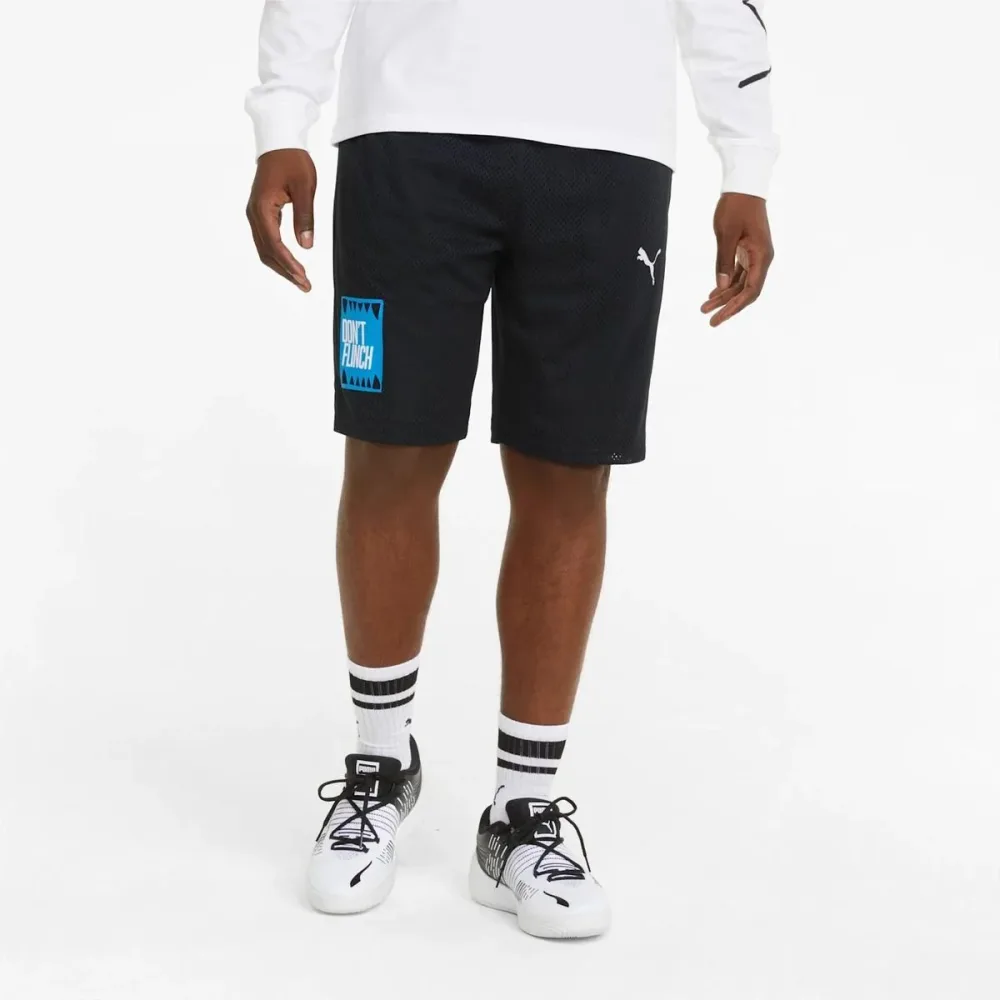Puma Pantaloncini Uomo Mesh Practice Short - immagine 3