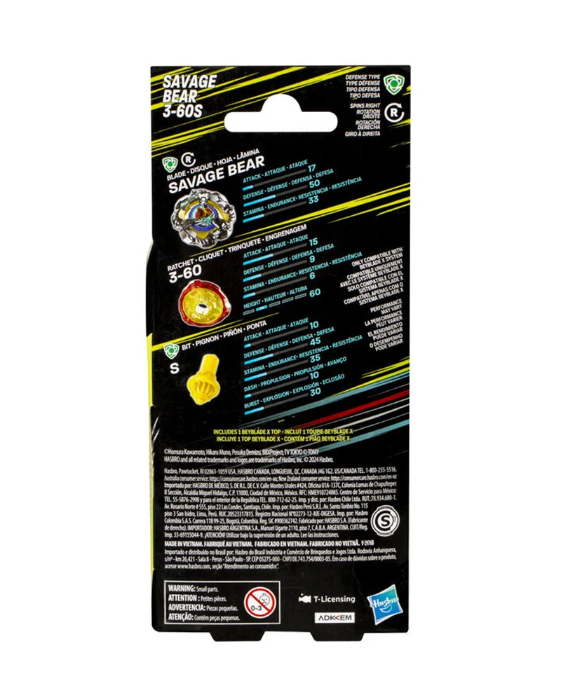 Beyblade X - Booster: Savage Bear 3-60S - immagine 3