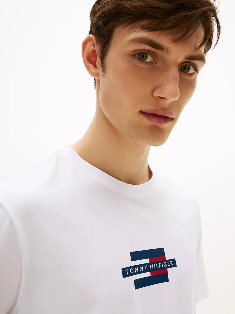 Tommy Hilfiger T Shirt Uomo Box Tee - immagine 3