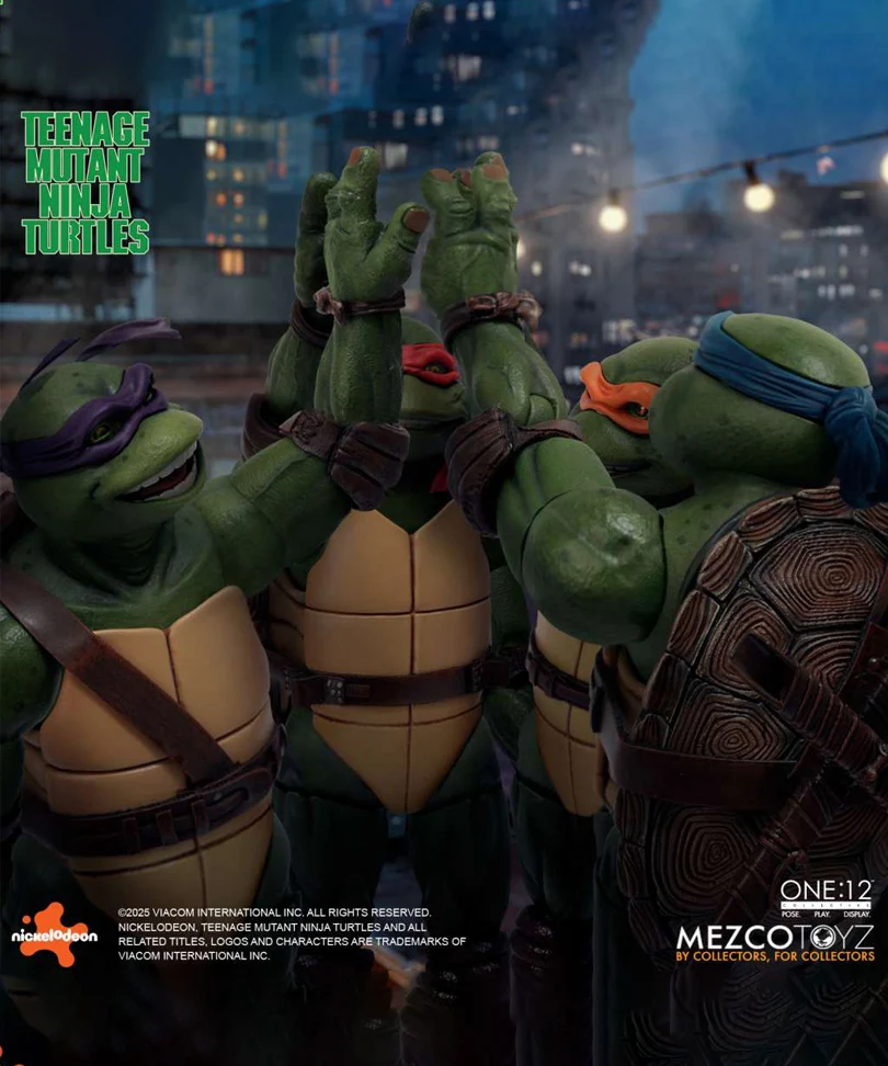 One:12 Collective – Teenage Mutant Ninja Turtles (1990 Movie) Action Figures Set - immagine 3